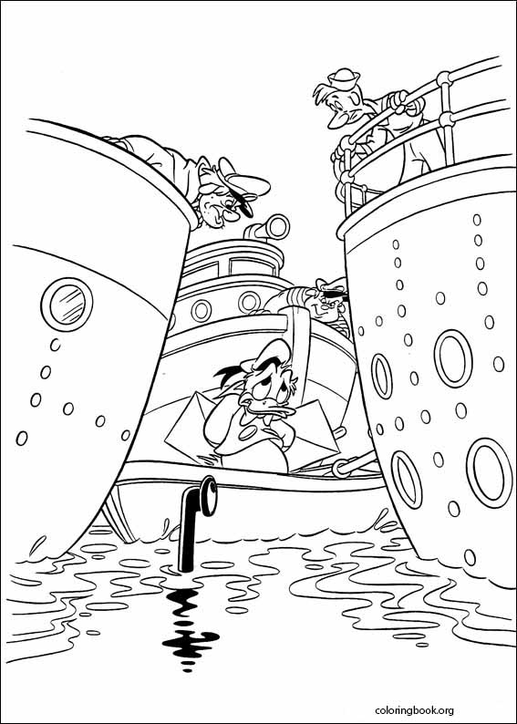 Donald Duck coloring page (010)