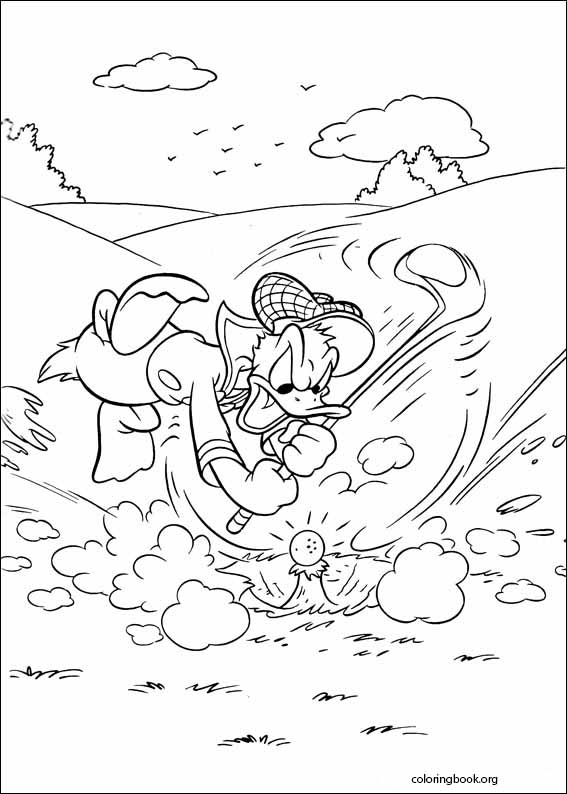 Donald Duck coloring page (011)