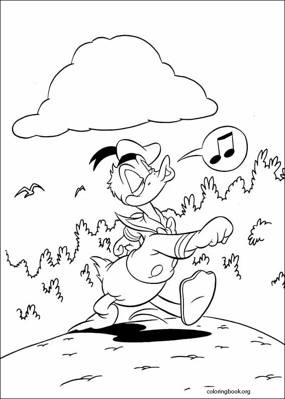 Donald Duck coloring page (023)