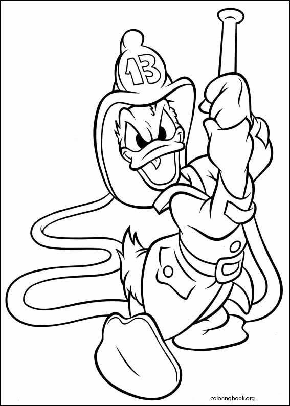 Donald Duck coloring page (034)
