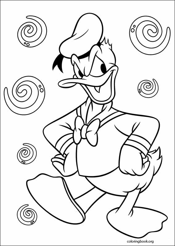 Donald Duck coloring page (036)