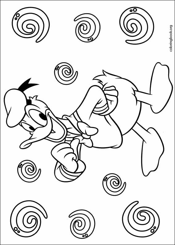 Donald Duck coloring page (041)