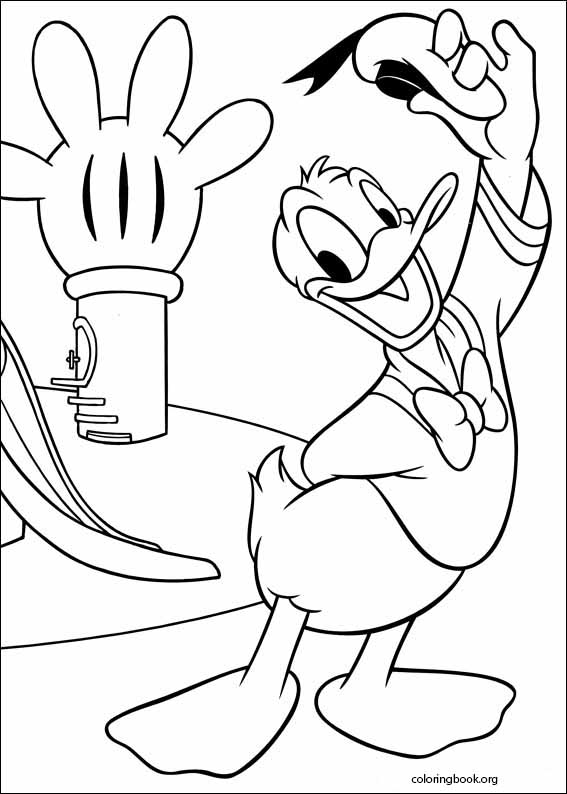 Donald Duck coloring page (043)