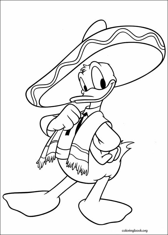 Donald Duck coloring page (046)