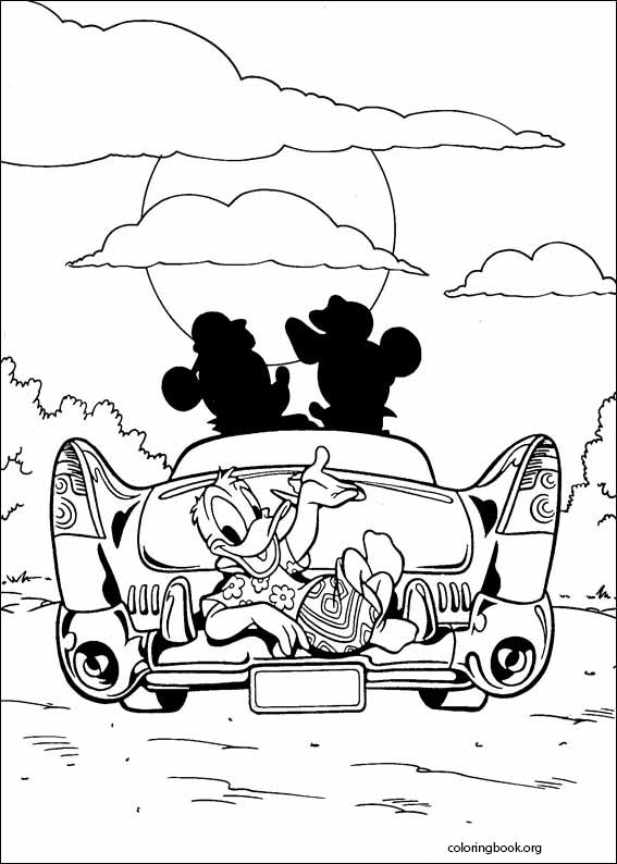 Donald Duck coloring page (053)