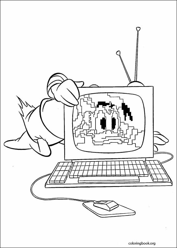 Donald Duck coloring page (057)