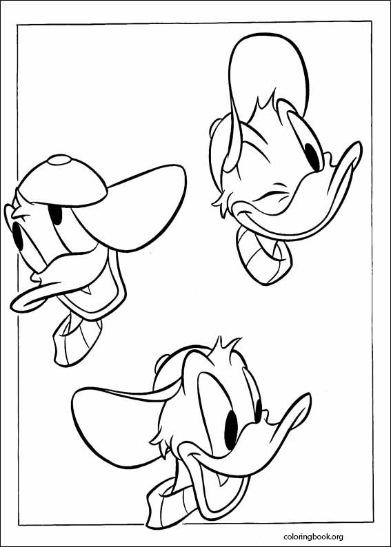Donald Duck coloring page (058)