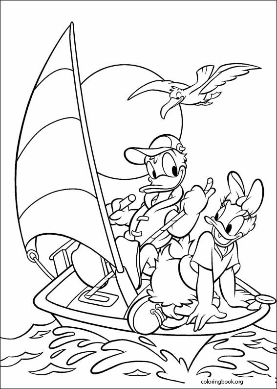 Donald Duck coloring page (067)