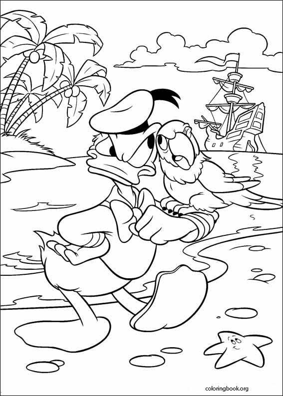 Donald Duck coloring page (070)