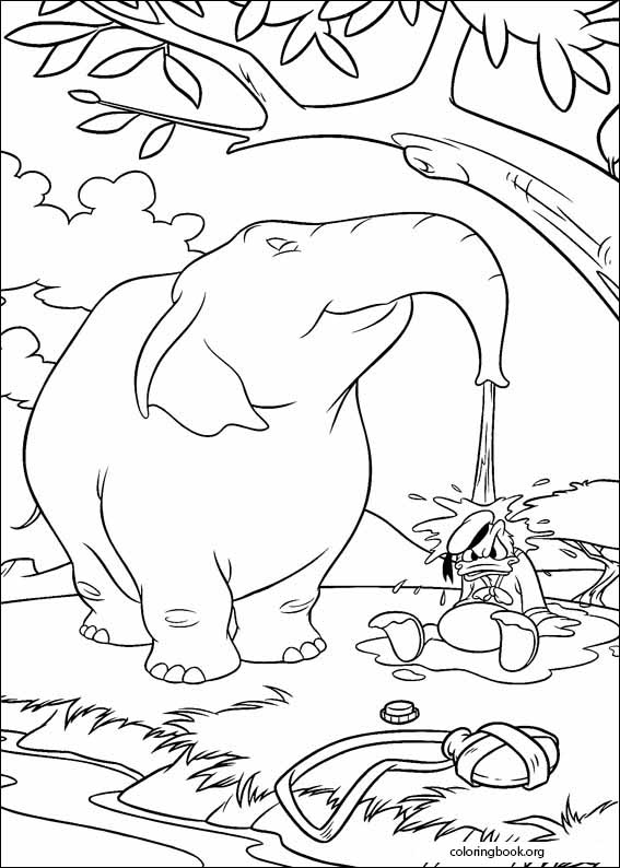 Donald Duck coloring page (071)