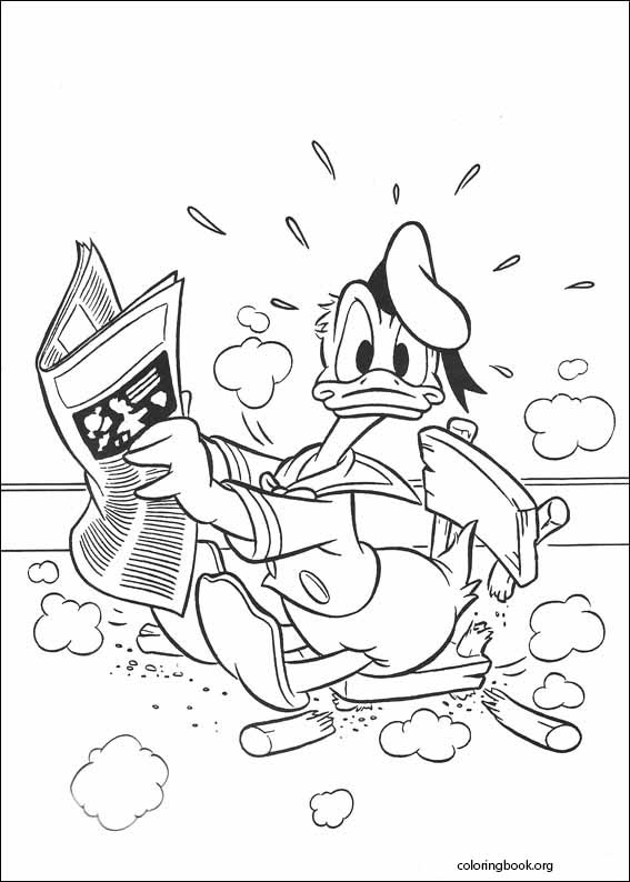 Donald Duck coloring page (074)