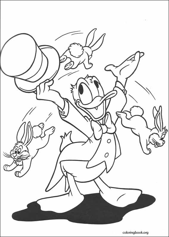 Donald Duck coloring page (077)