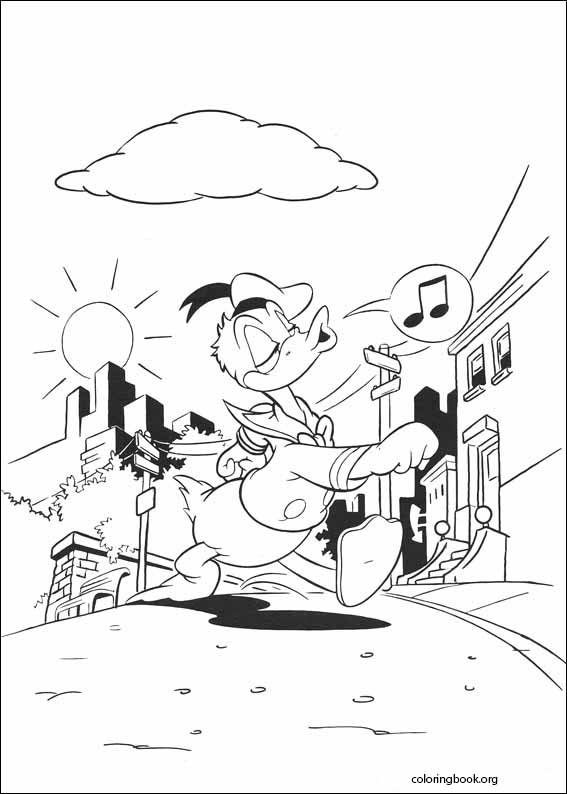 Donald Duck coloring page (078)