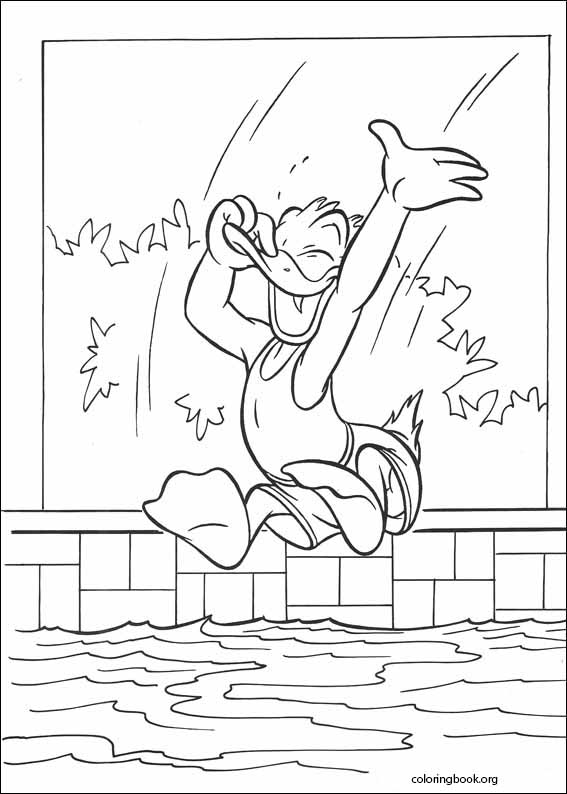 Donald Duck coloring page (079)