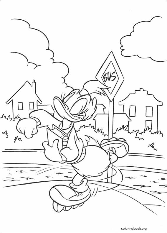 Donald Duck coloring page (083)