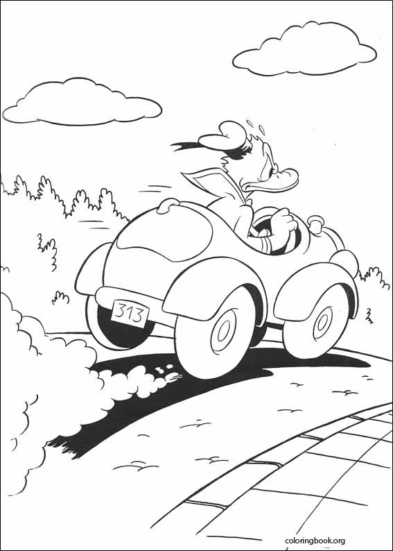 Donald Duck coloring page (087)