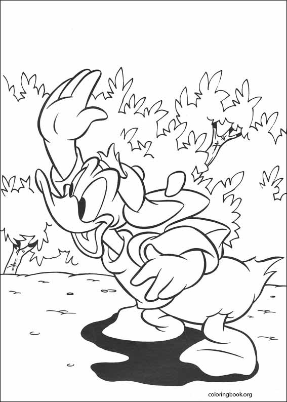 Donald Duck coloring page (089)