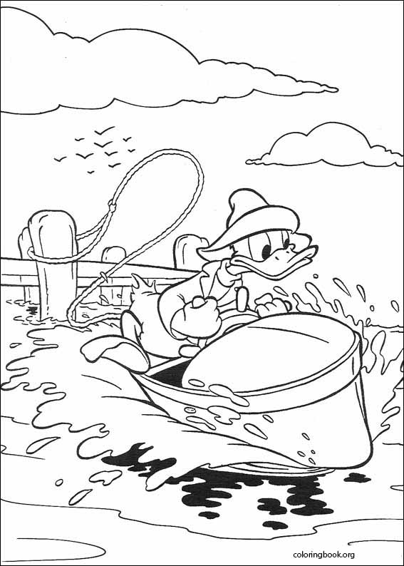 Donald Duck coloring page (110)