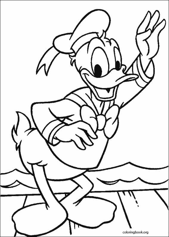 Donald Duck coloring page (112)