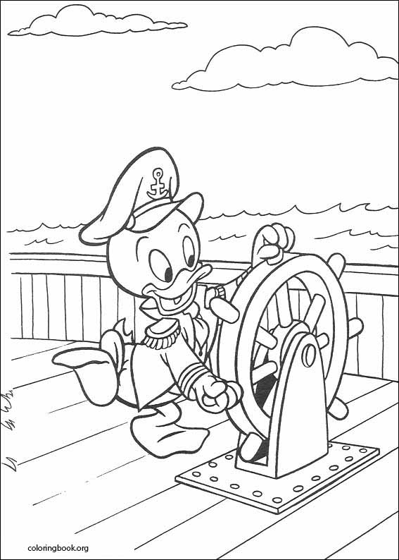 Donald Duck coloring page (124)