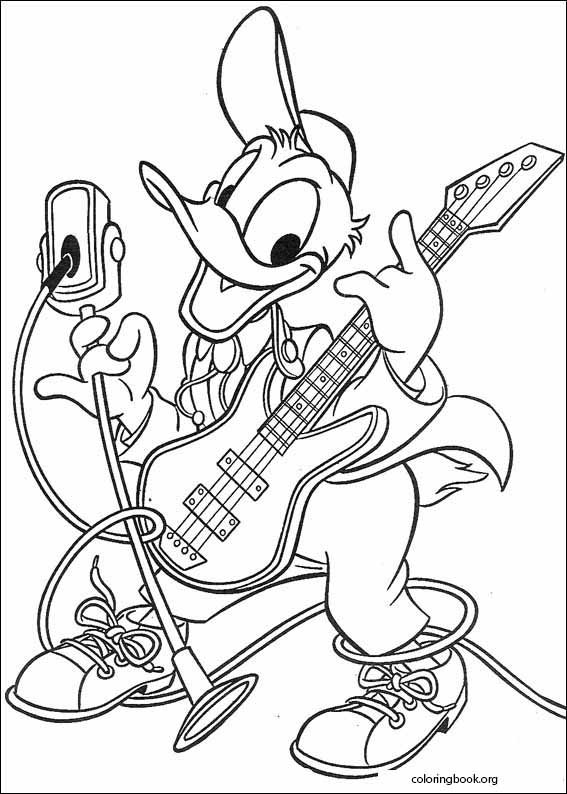 Donald Duck coloring page (146)