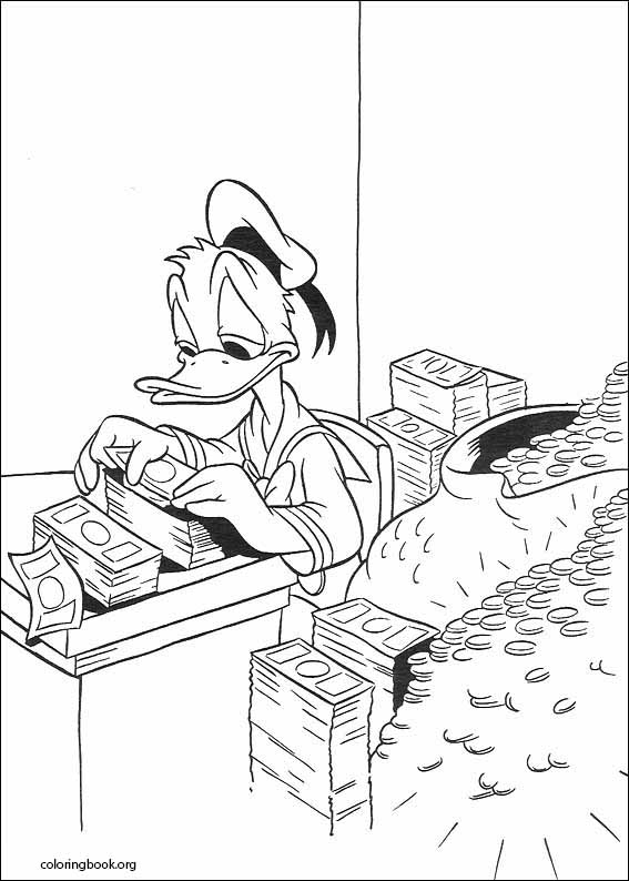 Donald Duck coloring page (150)