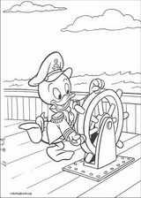 Donald Duck coloring page (124)