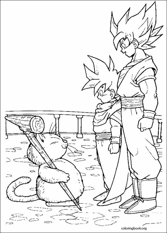 Dragon Ball Z coloring page (001)