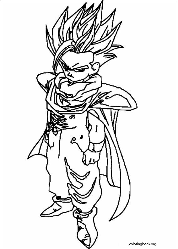 Dragon Ball Z coloring page (016)