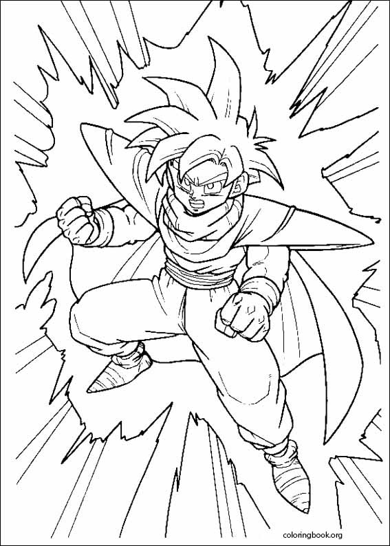 Dragon Ball Z coloring page (046)