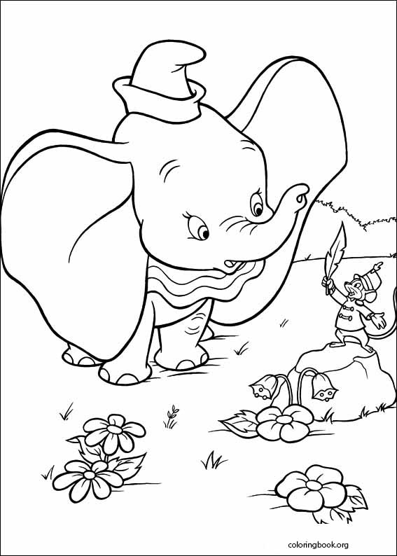 Dumbo coloring page (002)