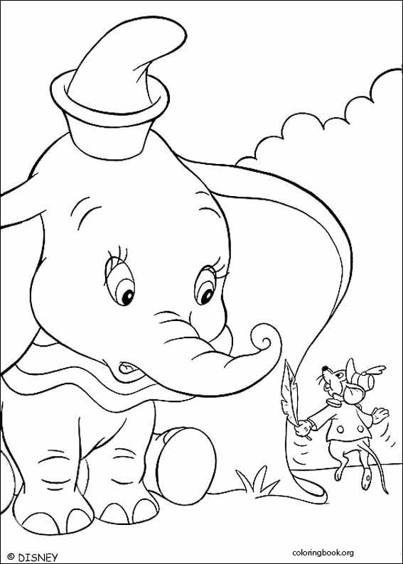 Dumbo coloring page (005)