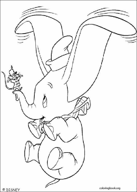 Dumbo coloring page (016)