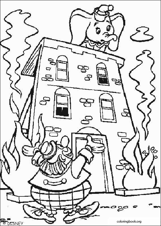 Dumbo coloring page (017)