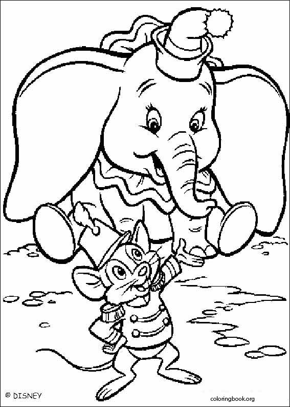 Dumbo coloring page (018)