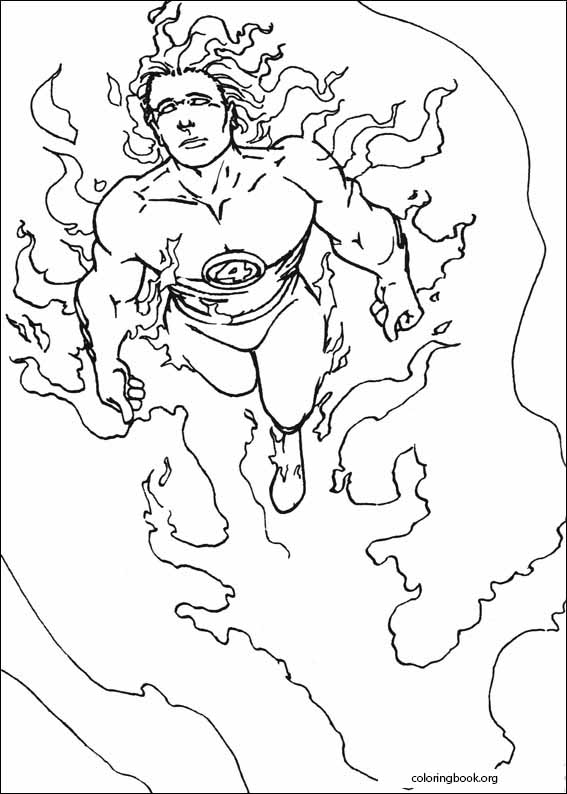 Fantastic Four coloring page (013)