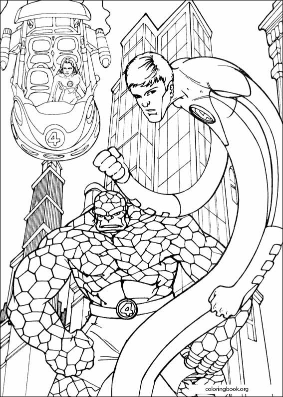 Fantastic Four coloring page (054)