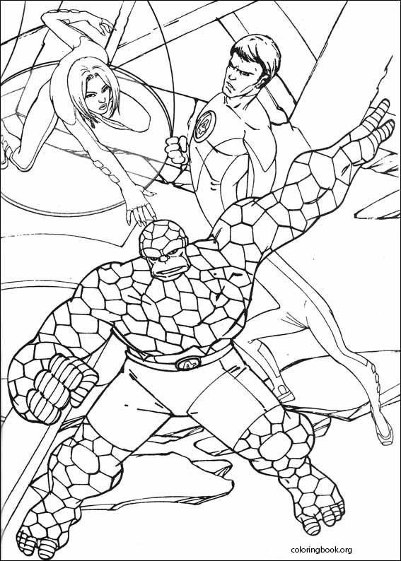 Fantastic Four coloring page (058)