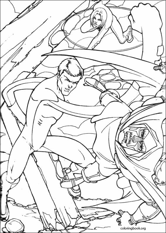 Fantastic Four coloring page (060)