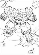 Fantastic Four coloring page (025)