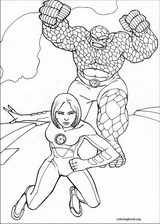 Fantastic Four coloring page (055)