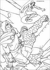 Fantastic Four coloring page (068)