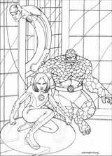 Fantastic Four coloring page (085)
