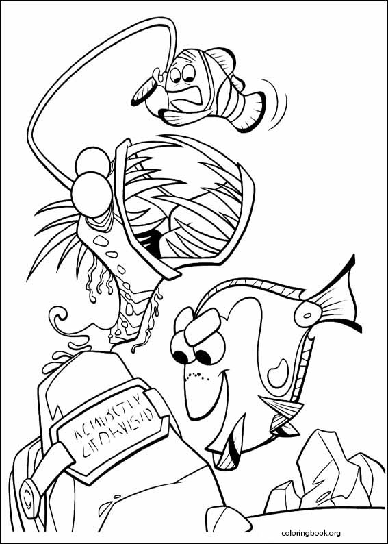 Finding Nemo coloring page (003)