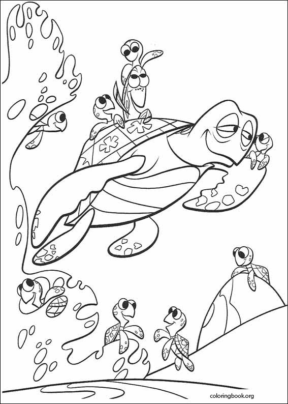 Finding Nemo coloring page (004)