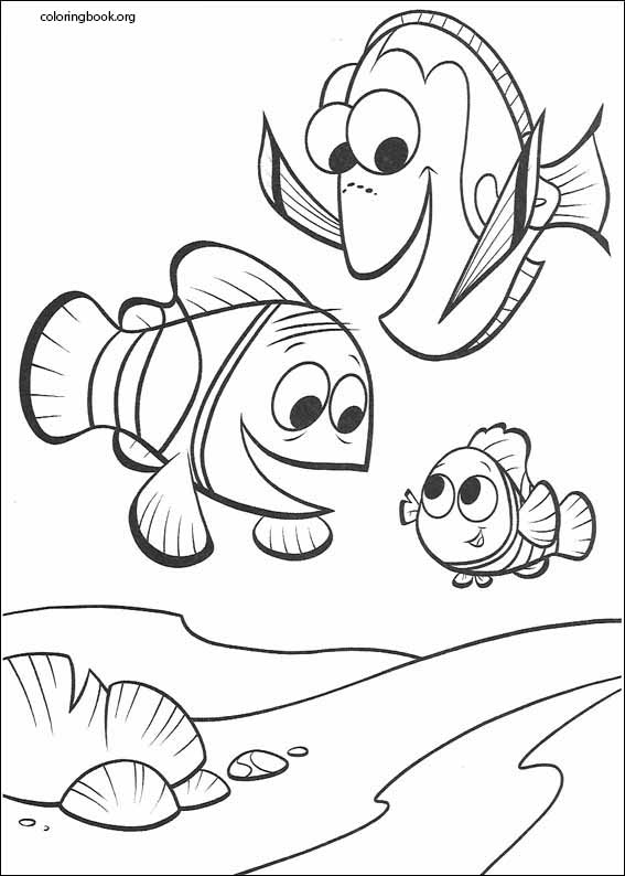 Finding Nemo coloring page (006)