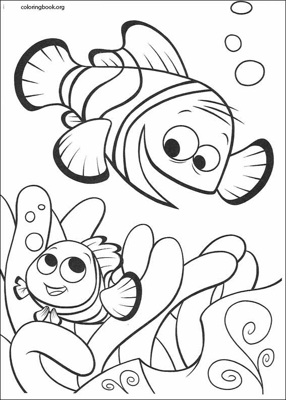Finding Nemo coloring page (008)