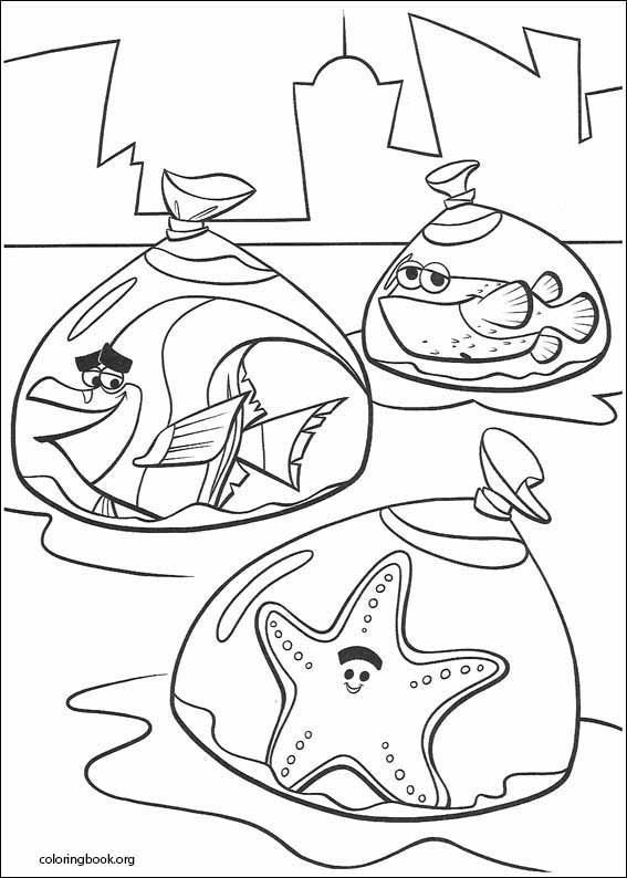 Finding Nemo coloring page (009)