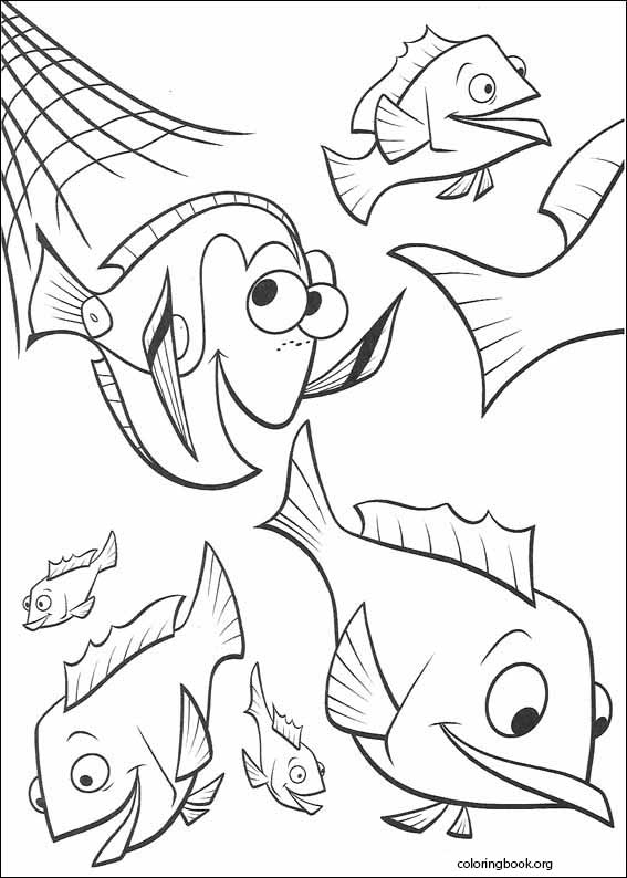 Finding Nemo coloring page (010)