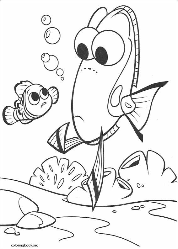 Finding Nemo coloring page (012)